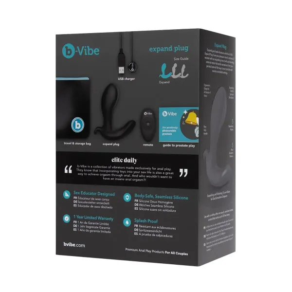 Anal plug B-Vibe EXPAND Black