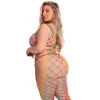 Bodystocking Pink Lipstick Multicolour (XL)