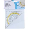 Topwrite - Geometric triangle 3in1 14 cm