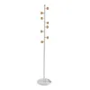 Coat Rack Versa White Wood Metal 34,5 x 180 x 34,5 cm