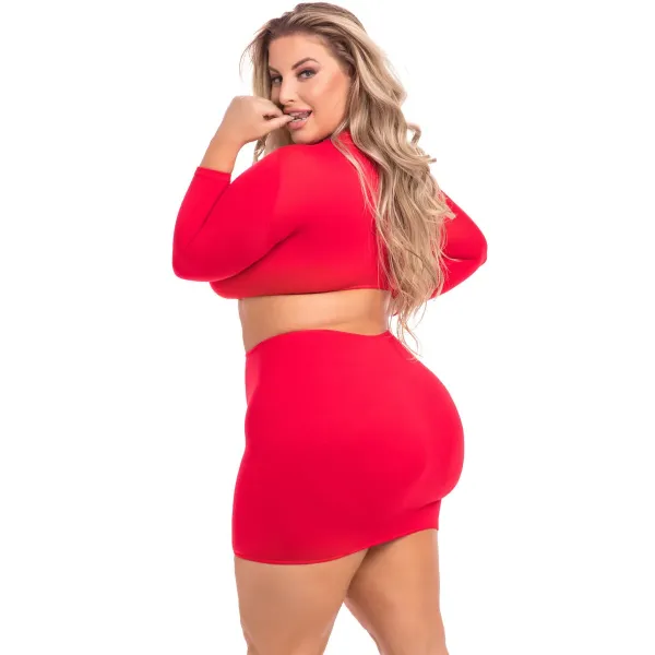 Underwear Set Pink Lipstick Red (3XL/4XL)