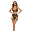Underwear Set René Rofé Black (M/L)