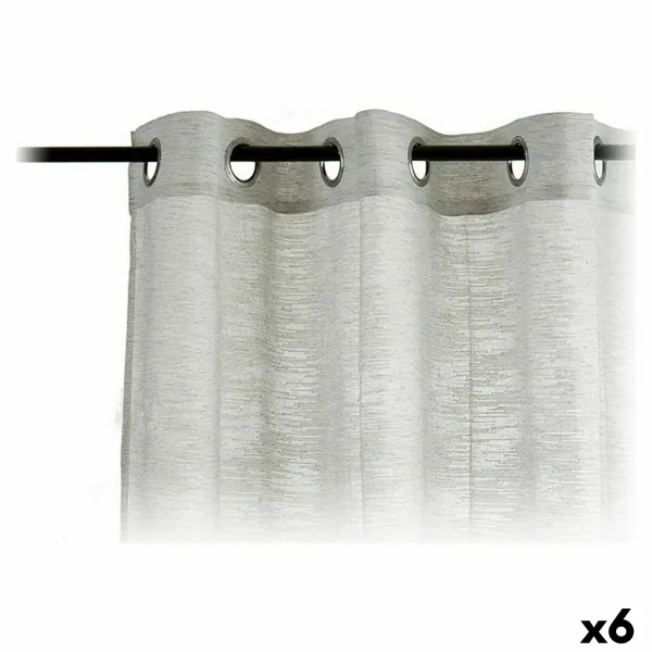 Curtains Gift Decor Grey 140 x 260 cm 34 x 5 x 26 cm 26 x 42 x 3 cm (6 Units)