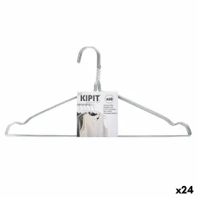 Vaatehengarisetti Kipit Hopeinen Metalli 40 x 1 x 20 cm (24 osaa)