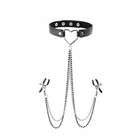 Nipple Clamps Chain Sportsheets Sex & Mischief Amor