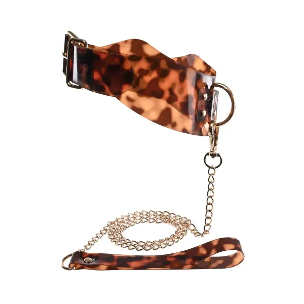 Collar with lead Sportsheets Amber