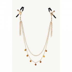 Nipple Clamps Chain Sportsheets Amber Chained