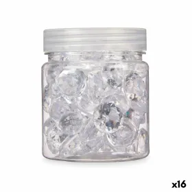 Декоративные камни Gift Decor Прозрачный 150 g Бриллиант (16 штук)