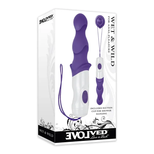 Cassini Anal Vibrator Black Evolved Purple