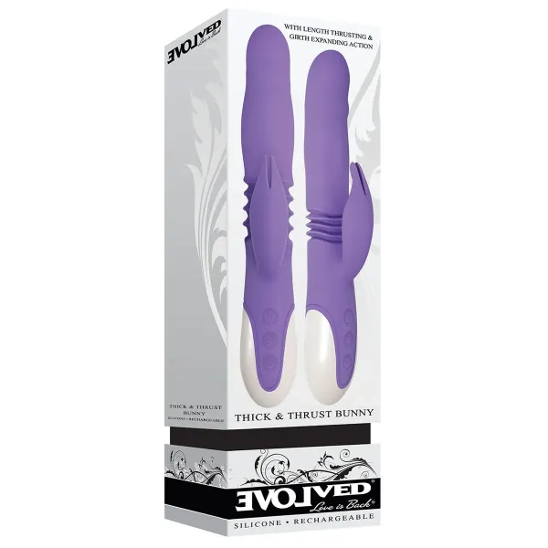 G-Spot Vibrator Evolved Bunny Purple