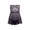 Babydoll Barely Bare Black One size