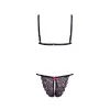 Underwear Set Barely Bare Black (One size)