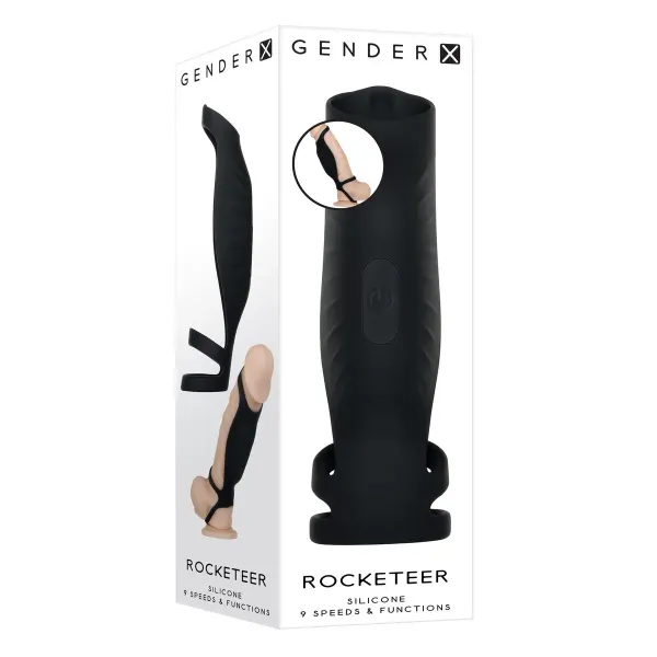 Penis cover Gender X Black Ø 3,7 cm