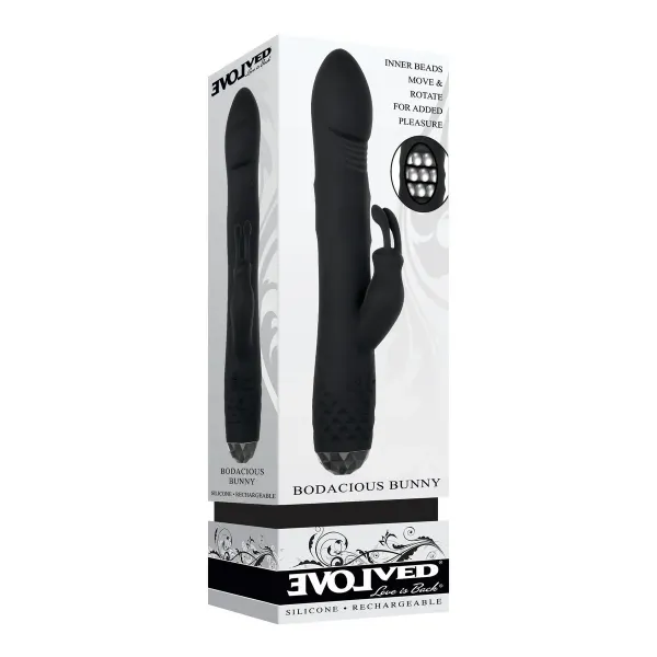 G-Spot Vibrator Evolved Bunny Black