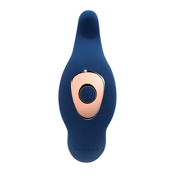 Cassini Anal Vibrator Black Gender X Blue