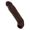 Penis cover Shaft F Black Ø 4 cm 19,8 cm