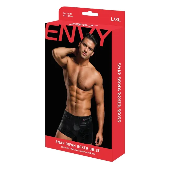 Men's Boxer Shorts Envy Black M/L