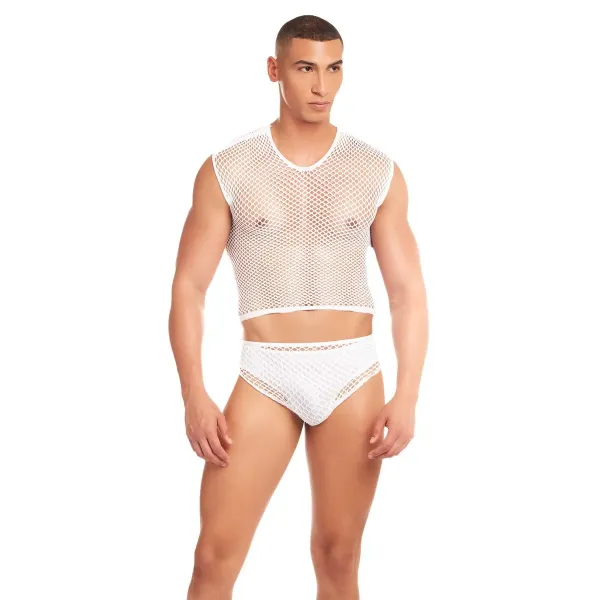 Underwear Set Rainbow Party White L/XL