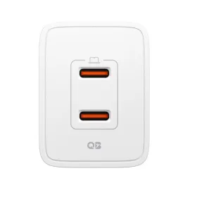 Spigen Essential EE472EU GaN Pro - 2x USB-C 47W Wall Charger (White)