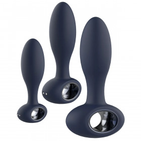 Anal plug Dream Toys STARTROOPERS Blue 3 Pieces