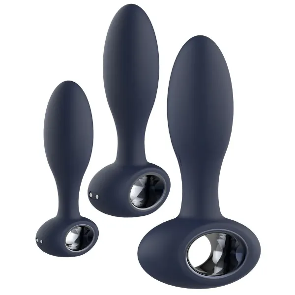 Anal plug Dream Toys STARTROOPERS Blue 3 Pieces