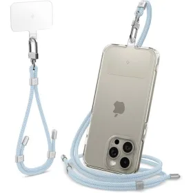 Spigen Universal Strap Set Crossbody & Wrist - Phone Strap for Shoulder & Wrist (Mute Blue)