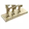 Decorative Figure DKD Home Decor FZ-91957 Grey Golden Resin Rectangular Colonial Modern Monkey 23 x 9,5 x 24 cm