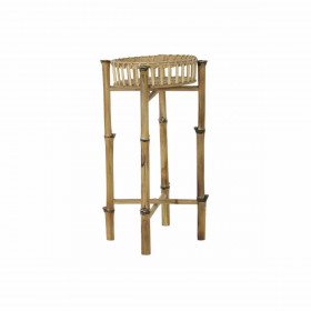 Planter DKD Home Decor Bamboo Natural (32 x 32 x 55.5 cm)