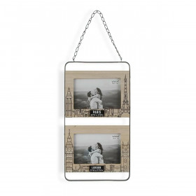 Photo frame Versa Wood 1 x 19,5 x 35,5 cm Pendant