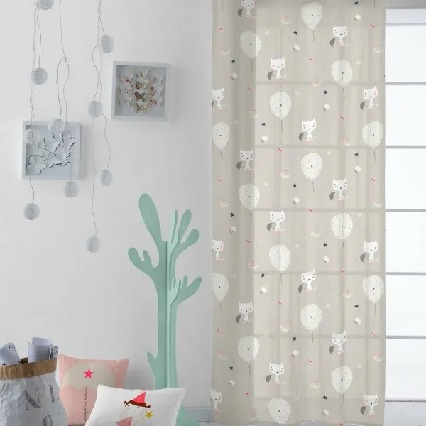 Curtain Haciendo el Indio Cats and Ballons 140 x 260 cm