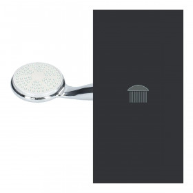 Shower Rose Fontastock HERVÁS H 1/2" Chromed