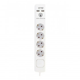 4-socket plugboard with power switch TM Electron 230 V