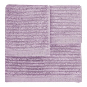 Towel Devota & Lomba Rayas lila Lilac 100% cotton 30 x 50 - 50 x 90 - 70 x 140 cm