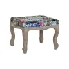 Bench DKD Home Decor Fir Polyester Multicolour (58 x 47,5 x 41 cm)