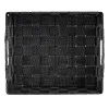 Basket Black Cloth 23 x 8 x 27 cm