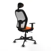 Lighting decoration DKD Home Decor Salt Black Orange 15 W 17 x 17 x 17 cm