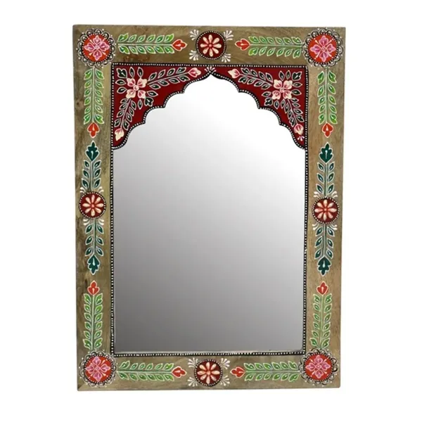 Wall mirror DKD Home Decor Floral Multicolour MDF Wood (41 x 2 x 56 cm)