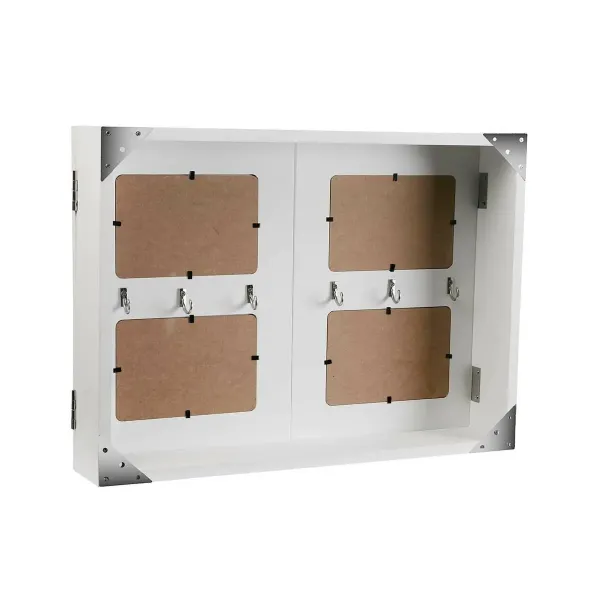 Key cupboard Versa Wte White Wood 8,5 x 33 x 46 cm