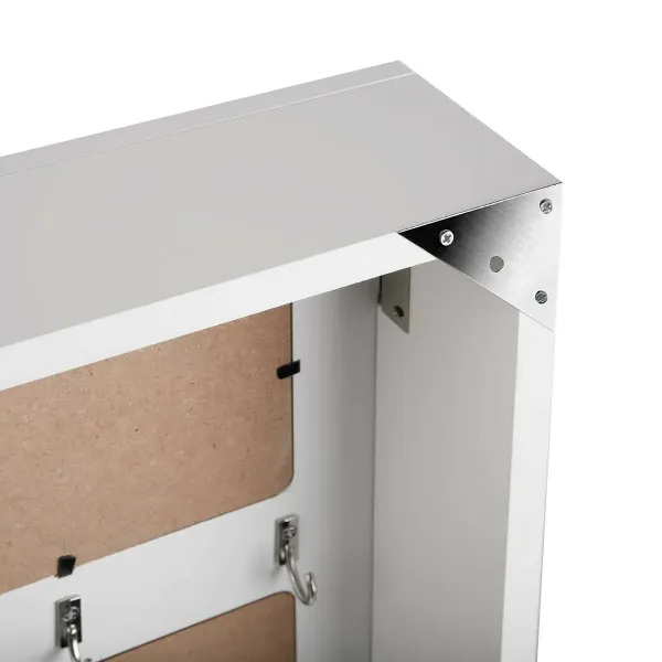 Key cupboard Versa Wte White Wood 8,5 x 33 x 46 cm