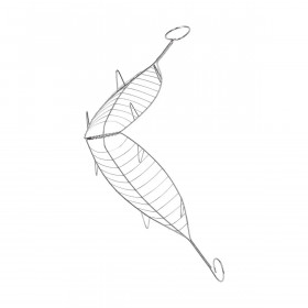 Barbecue Grill for Fish Sauvic (13,5 x 54 cm)