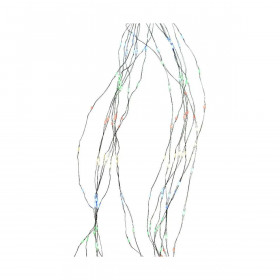 Wreath of LED Lights Lumineo Multicolour