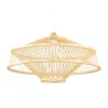 Ceiling Light DKD Home Decor Brown Bamboo (50 x 50 x 23 cm)