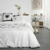 Bedding set TODAY Hearts White Double bed 240 x 260 cm