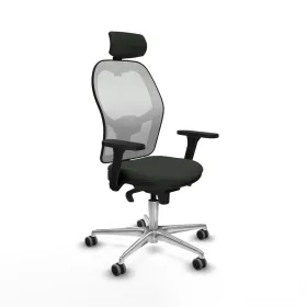 Footrest DKD Home Decor Grey Metal Polyester (45 x 45 x 45 cm)
