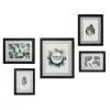 Photo frame Atmosphera Black Wood (5 Pieces)