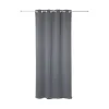 Curtains Atmosphera Opaque Grey Polyester 2 Units (135 x 240 cm)