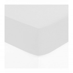 Fitted bottom sheet Atmosphera White (140 x 190 cm)