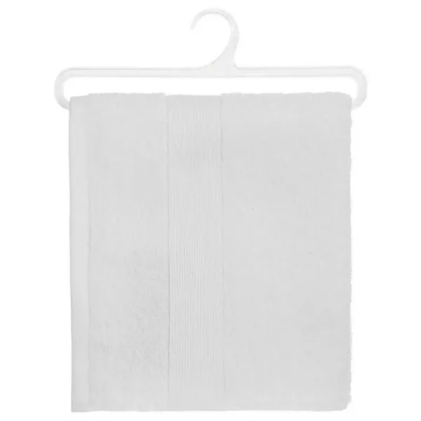 Bath towel Atmosphera Cotton White 450 g/m² (50 x 90 cm)