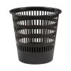 Rubbish bin Faibo Grille Black polypropylene Plastic 16 L 16 L