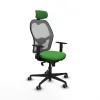 Dining Chair DKD Home Decor Polyester Light grey Oak (48 x 44 x 84 cm)